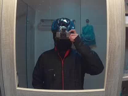 2018 - duct tape GoPro mount v2.0